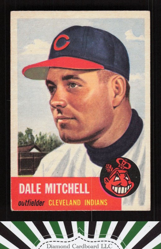 1953 Topps #26 Dale Mitchell VGEX+ i, front