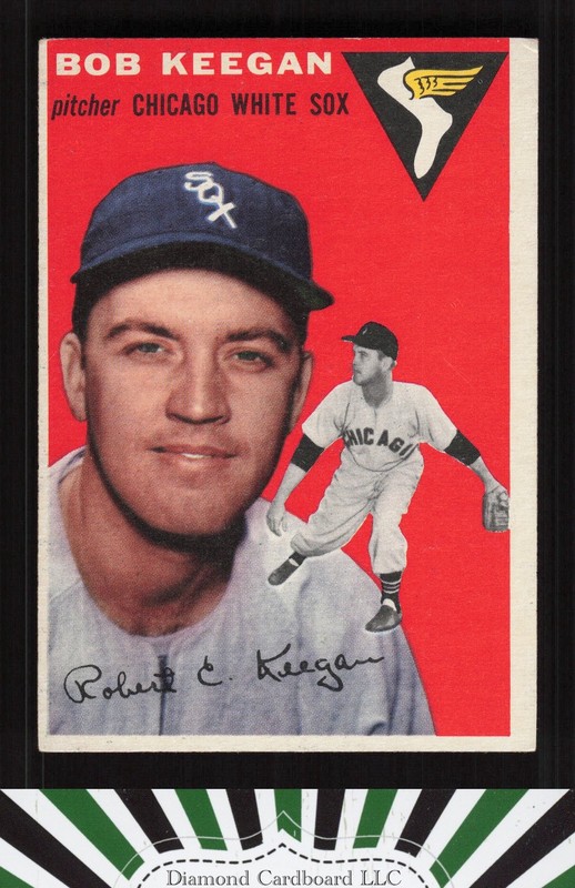 1954 Topps #100 Bob Keegan VGEX n, front