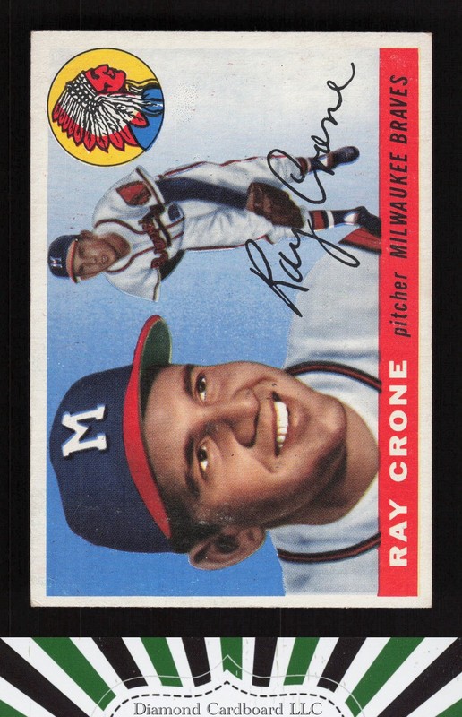 1955 Topps #149 Ray Crone VGEX+ j, front