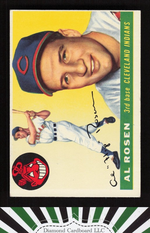 1955 Topps #70 Al Rosen VGEX j, front