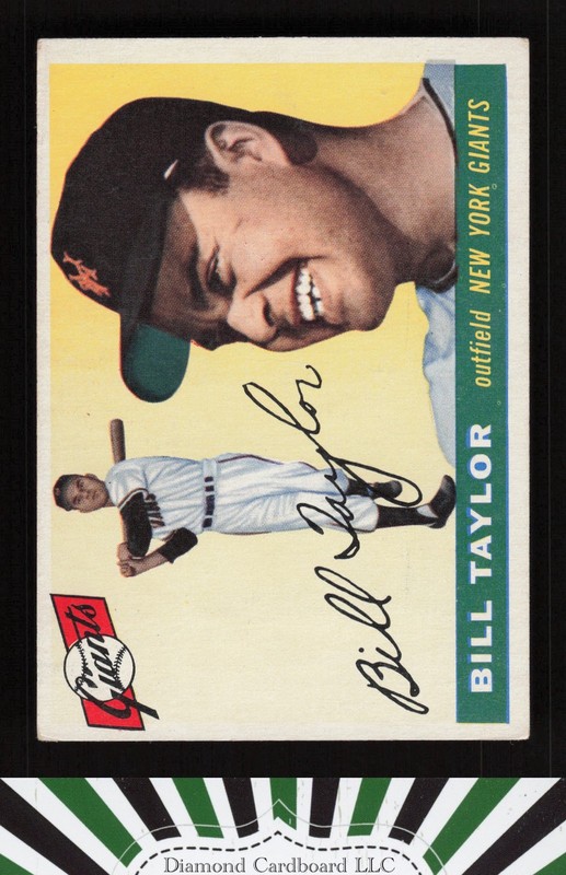 1955 Topps #53 Bill Taylor VGEX f, front