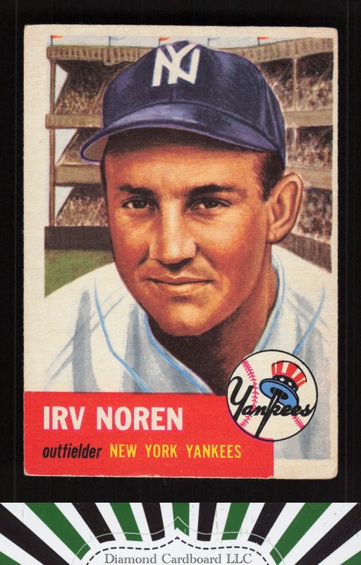 1953 Topps #35 Irv Noren GD i, front