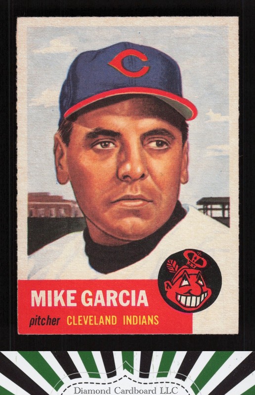 1953 Topps #75 Mike Garcia NM [CENTERED] h, front