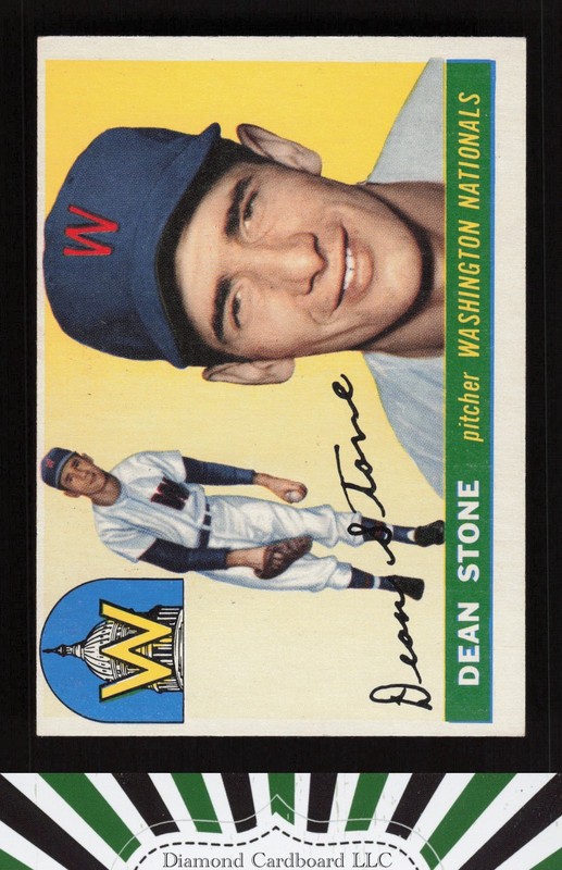 1955 Topps #60 Dean Stone VGEX n, front