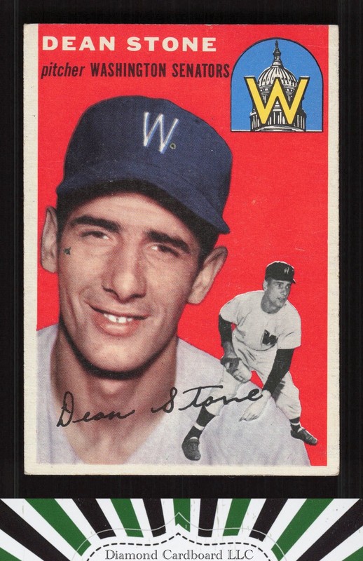 1954 Topps #114 Dean Stone VGEX (MK) k, front