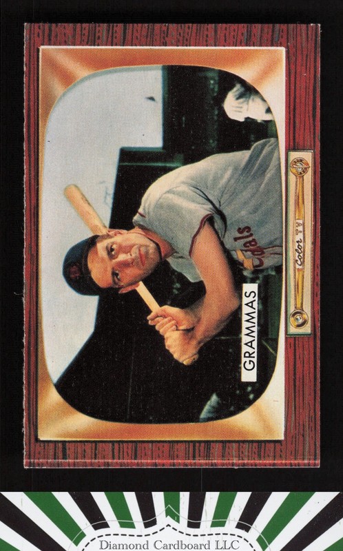 1955 Bowman #186 Alex Grammas EX, front