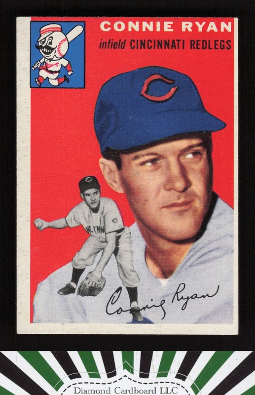 1954 Topps #136 Connie Ryan EX c, front