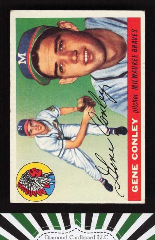 1955 Topps #81 Gene Conley VG+ i, front