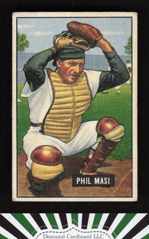 1951 Bowman #160 Phil Masi VG [CENTERED], front