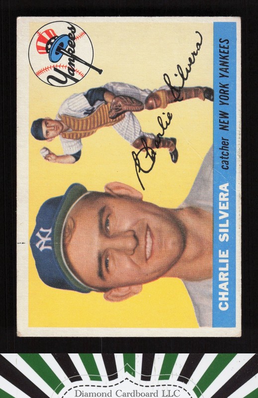 1955 Topps #188 Charlie Silvera GD b, front
