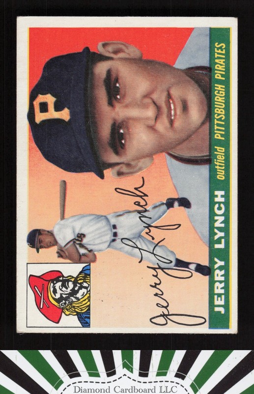 1955 Topps #142 Jerry Lynch VGEX d, front