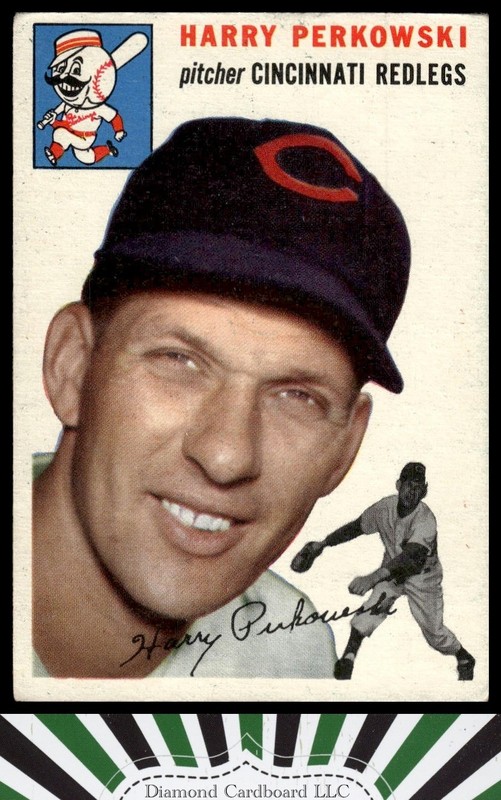 1954 Topps #125 Harry Perkowski VG i, front