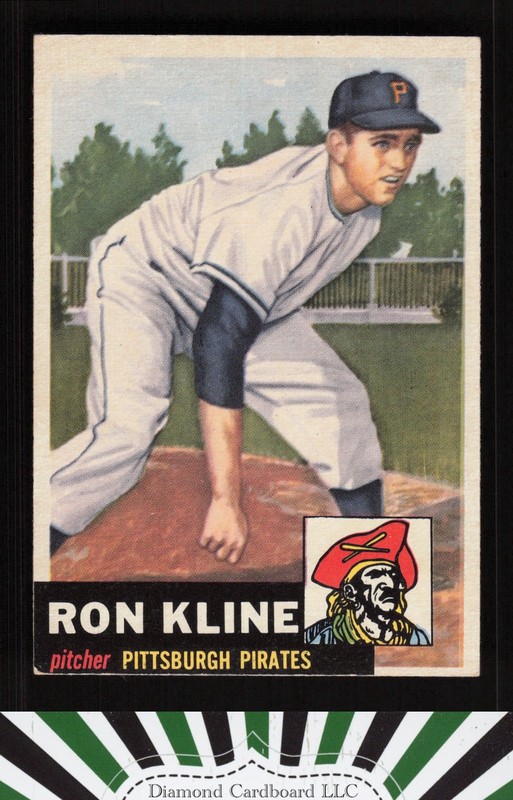 1953 Topps #175 Ron Kline VGEX+ e, front