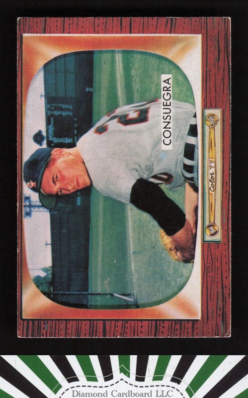 1955 Bowman #116 Sandy Consuegra VGEX, front