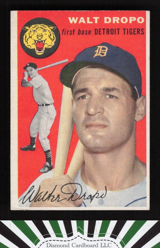 1954 Topps #18 Walt Dropo VGEX c, front