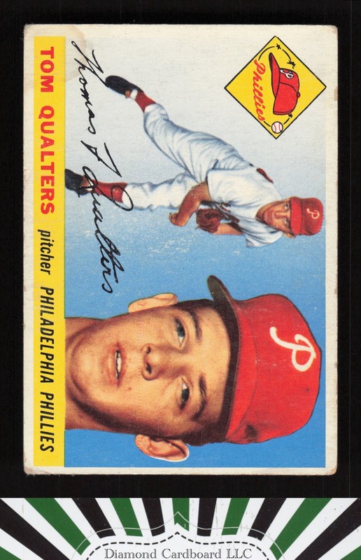 1955 Topps #33 Tom Qualters GD s, front