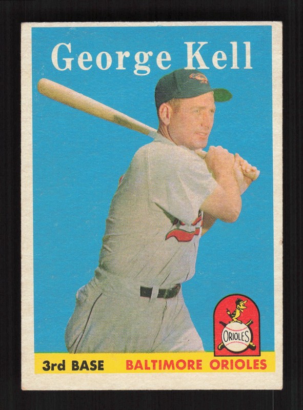 1958 Topps #40 George Kell EX h, front