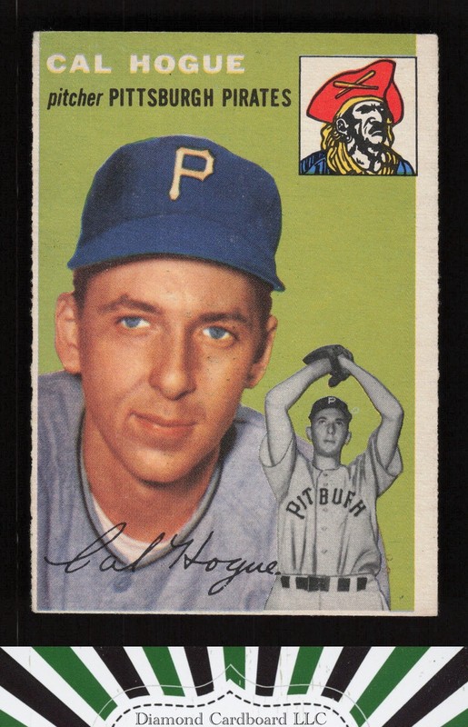 1954 Topps #134 Cal Hogue EXMT (OC) m, front