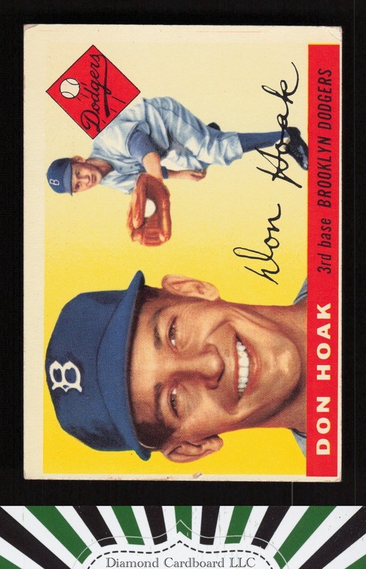 1955 Topps #40 Don Hoak GD h, front