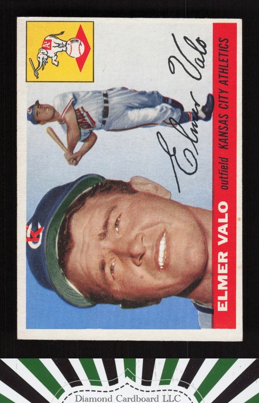 1955 Topps #145 Elmer Valo VGEX+ k, front