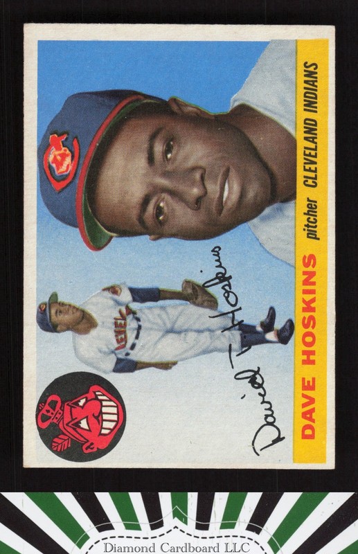 1955 Topps #133 Dave Hoskins EX p, front
