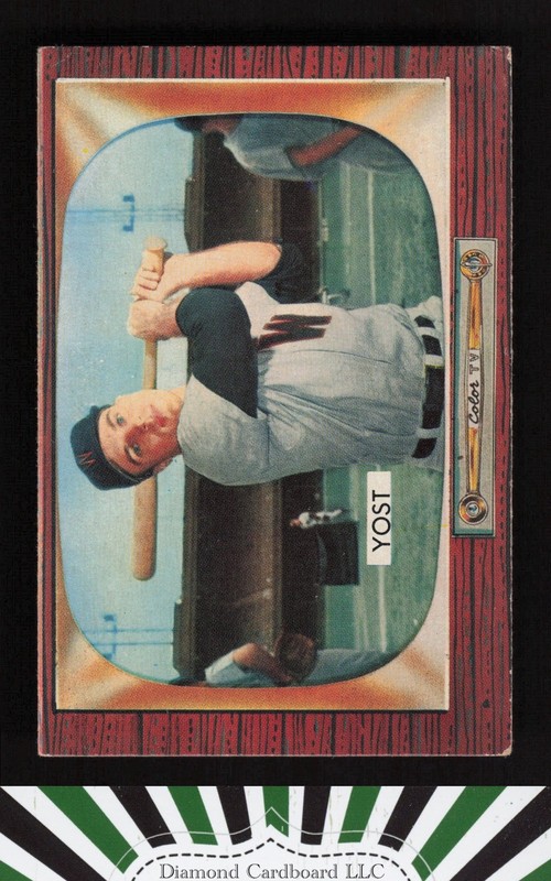 1955 Bowman #73 Eddie Yost VGEX, front