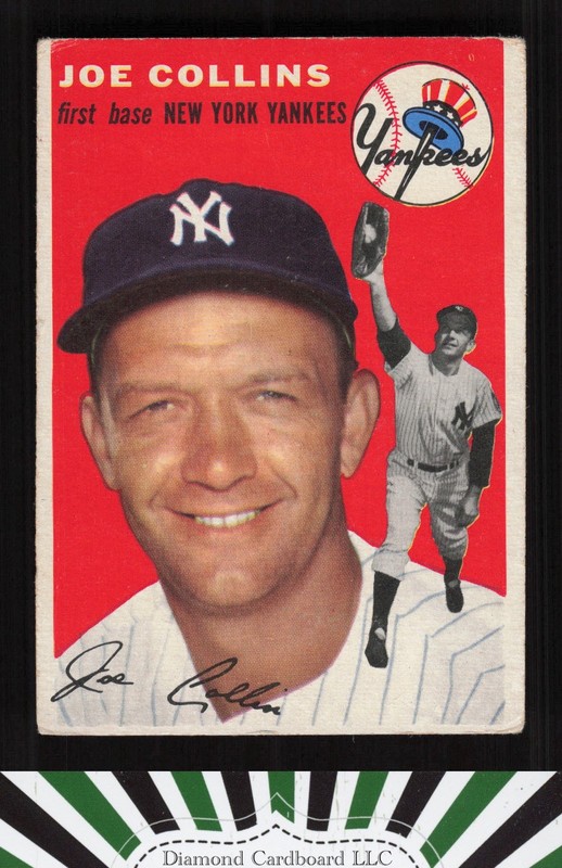 1954 Topps #83 Joe Collins GD+ j, front