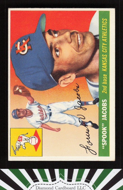 1955 Topps #61 Spook Jacobs VGEX p, front