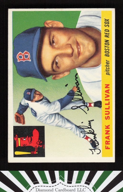1955 Topps #106 Frank Sullivan VGEX g, front