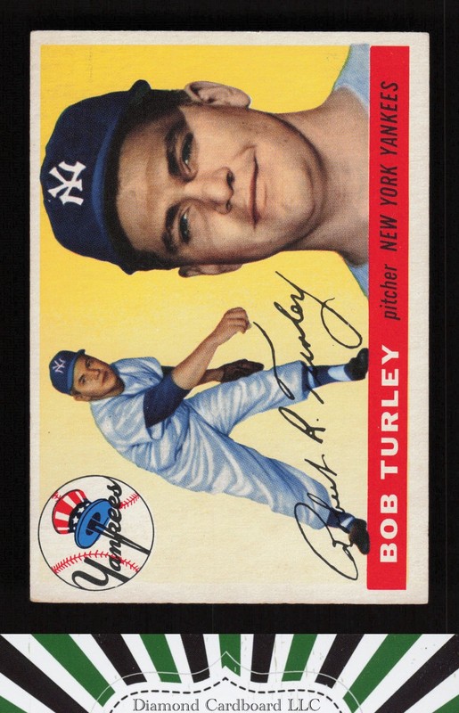 1955 Topps #38 Bob Turley EX i, front