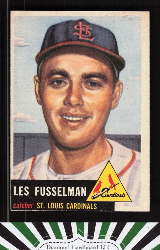 1953 Topps #218 Les Fusselman EXMT h, front