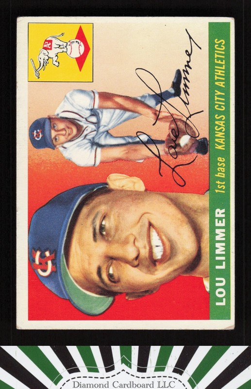 1955 Topps #54 Lou Limmer VGEX m, front