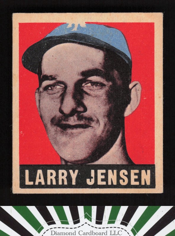 1948-49 Leaf #56 Larry Jansen VG+ b, front