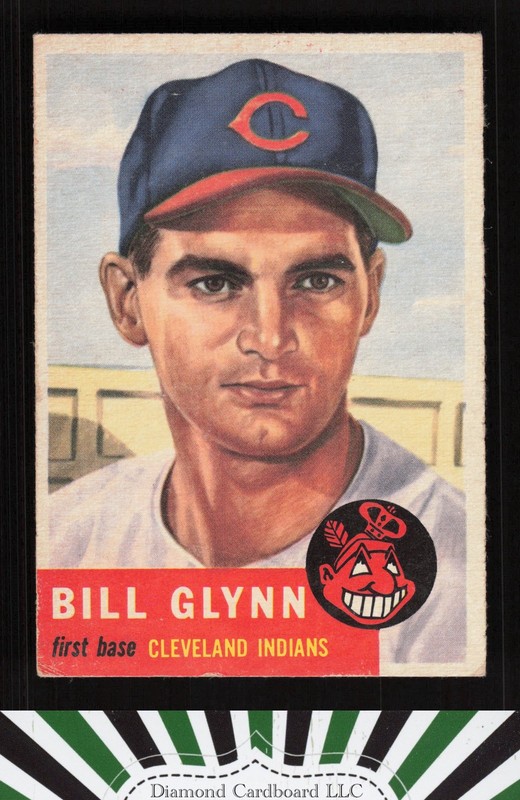 1953 Topps #171 Bill Glynn VG+ c, front