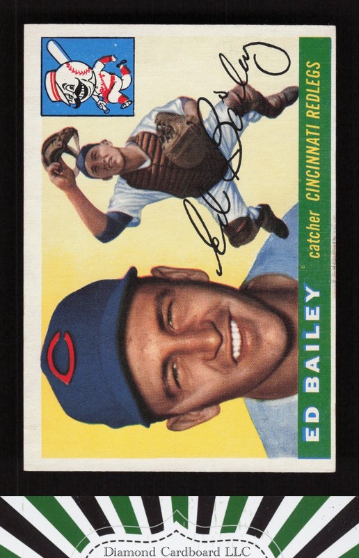 1955 Topps #69 Ed Bailey VG+ k, front