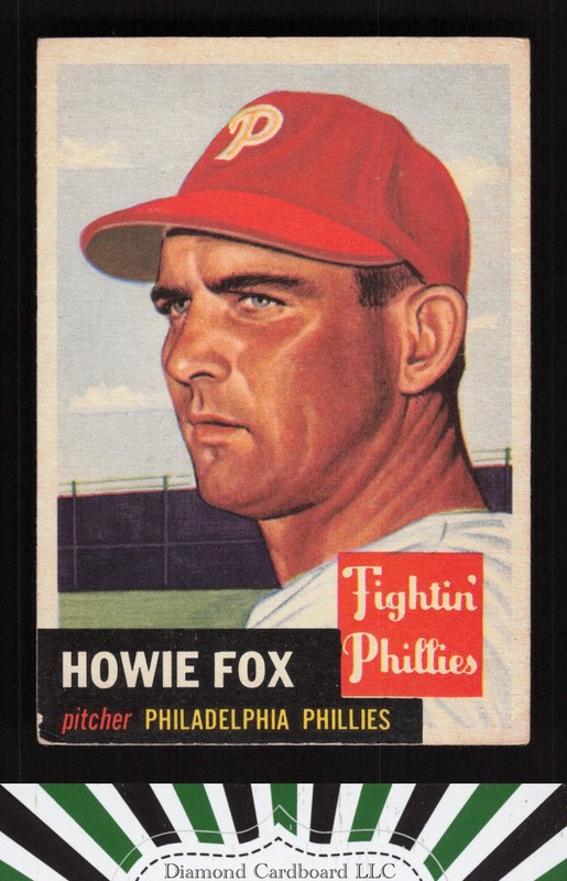 1953 Topps #22 Howie Fox VGEX i, front