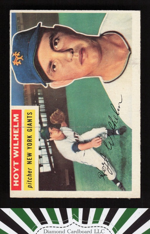 1956 Topps #307 Hoyt Wilhelm VGEX k, front