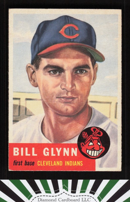1953 Topps #171 Bill Glynn GD [CENTERED] a, front