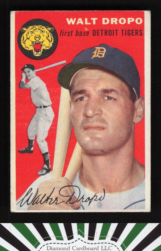 1954 Topps #18 Walt Dropo VG g, front