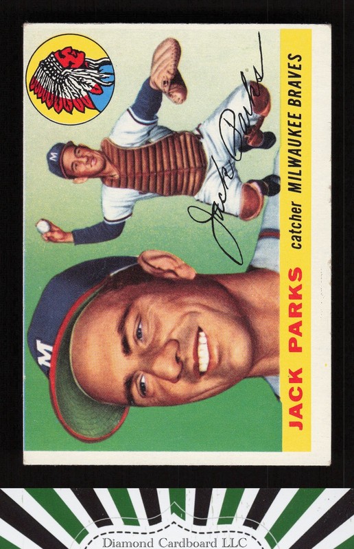 1955 Topps #23 Jack Parks VGEX (MC) f, front