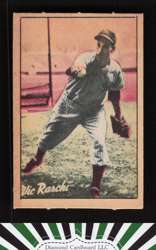 1952 Berk Ross Vic Raschi EX, front