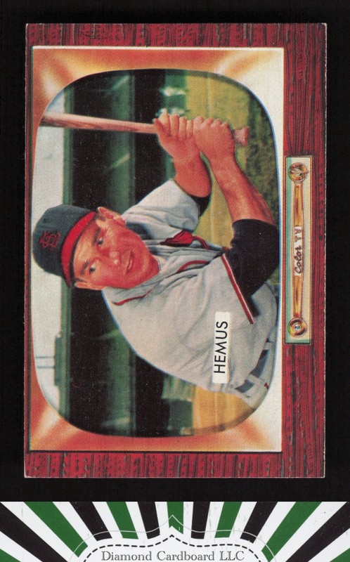 1955 Bowman #107 Solly Hemus EX, front
