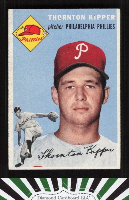 1954 Topps #108 Thornton Kipper EX k, front