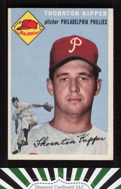 1954 Topps #108 Thornton Kipper EX+ e, front