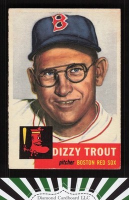 1953 Topps #169 Dizzy Trout VGEX+ e, front