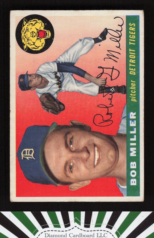 1955 Topps #9 Bob Miller VG+ [GOOD CENTERING] e, front