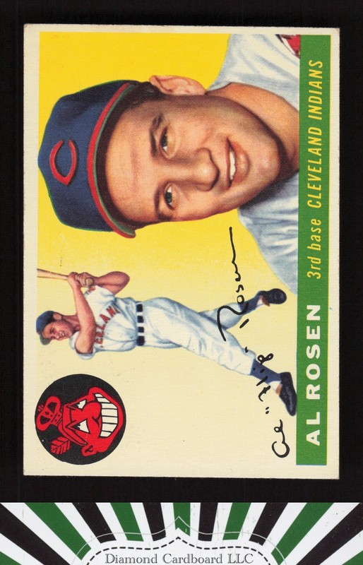 1955 Topps #70 Al Rosen VGEX+ q, front