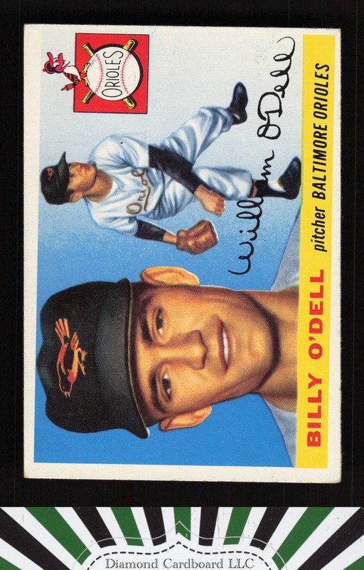 1955 Topps #57 Billy O'Dell VGEX i, front