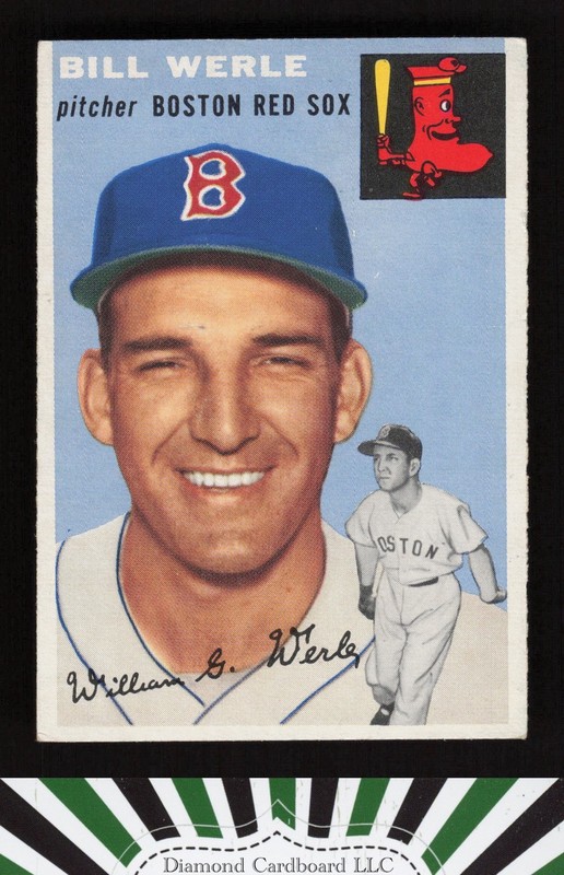 1954 Topps #144 Bill Werle VG+ e, front