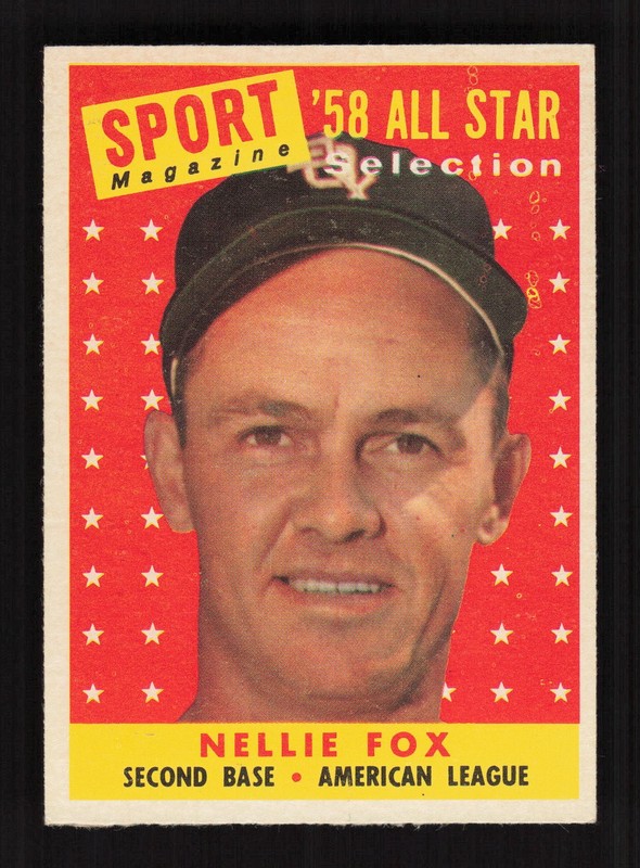 1958 Topps #479 Nellie Fox EXMT m, front